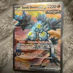 Pokemon TCG Sandy Shocks ex 228/182 Paradox Rift Full Art Ultra Rare Holo NM - Image 2