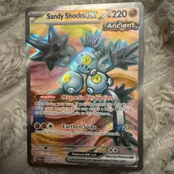 Pokemon TCG Sandy Shocks ex 228/182 Paradox Rift Full Art Ultra Rare Holo NM - Image 3