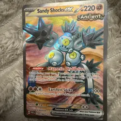 Pokemon TCG Sandy Shocks ex 228/182 Paradox Rift Full Art Ultra Rare Holo NM - Image 4