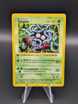 Pokemon Tangela 1st Edition Base Set Shadowless 66/102 Regular 50HP MP - Image 1