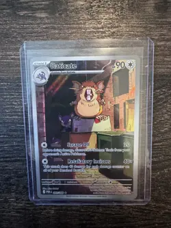 Pokemon Raticate Illustration Rare Holo IR Perfect Order 099/088 - Image 1