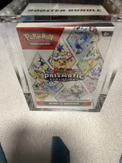 Pokemon Prismatic Evolutions etb and booster bundle set w/cases - Image 5