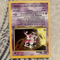 Pokemon TCG Mr. Mime Jungle 6/64 Holo Unlimited Holo Rare - Image 3