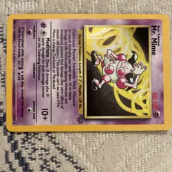 Pokemon TCG Mr. Mime Jungle 6/64 Holo Unlimited Holo Rare - Image 5