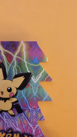 Pokemon Pichu #14 Topps Johto League Champions Die Cut Embossed - Image 3