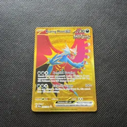 Roaring Moon ex 262/182 Pokemon Paradox Rift Gold Hyper Rare Holo NM - Image 1