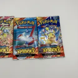 Pokemon Scarlet & Violet Surging Sparks Booster Pack Art Set Of 4 Sealed - Image 4