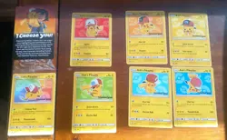 Pokemon Ash’s Pikachu “I Choose You” Promo Complete Set 7 of 7 near mint! - Image 1