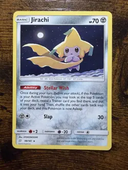 Pokemon Jirachi Non Holo Rare 99/181 SM-Team Up Basic - Image 1