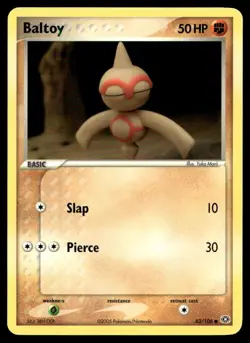 EX-NM Emerald Baltoy Common 43/106 2005 Pokemon TCG - Image 1