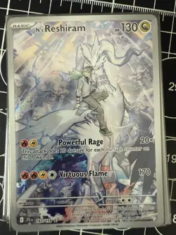 Pokemon TCG N's Reshiram 167/159 Journey Together Holo IR - Image 1