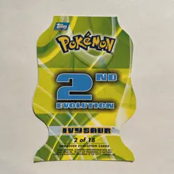 Ivysaur Topps Pokemon Advanced Challenge Embossed Evolution Die Cut 2 of 18 - Image 2