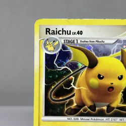 Raichu - Diamond and Pearl Promos DP21 Promo LP/MP Pokemon With SWIRL - Image 2