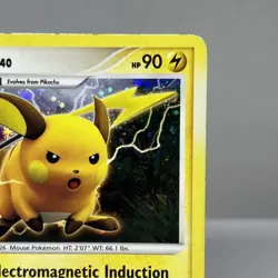 Raichu - Diamond and Pearl Promos DP21 Promo LP/MP Pokemon With SWIRL - Image 3