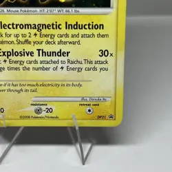Raichu - Diamond and Pearl Promos DP21 Promo LP/MP Pokemon With SWIRL - Image 4