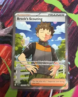 Brocks Scouting 179/159 - Journey Together - Pokemon TCG - PACK FRESH M/NM - Image 1