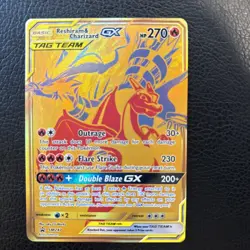 Pokemon Reshiram & Charizard GX Tag Team Gold - Image 1