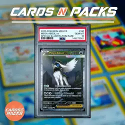 Carte Pokemon Mega-Absol ex 180/132 Holo Mega-Evolution PSA 10 GEM MINT 🔥 - Image 1