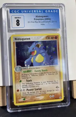 Pokemon Nidoqueen Ex Fire Red Leaf Green 9/112 CGC 8 - Image 1