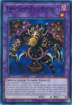 Yugioh - Thousand-Eyes Restrict - 1st Edition NM - Free Holographic Card - Image 1