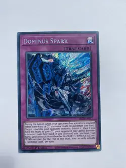 YUGIOH DOMINUS SPARK SECRET RARE 1ST EDITION NEAR MINT BLZD-EN077 - Image 1