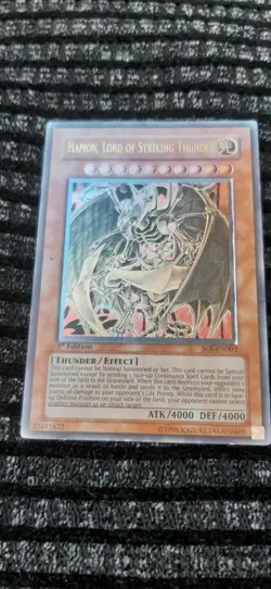 Yugioh Hamon Lord Of Striking Thunder First Edition SOI EN002 - Image 1