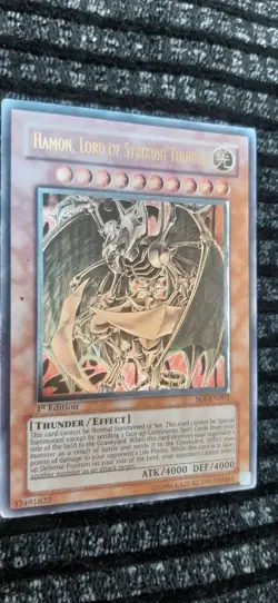 Yugioh Hamon Lord Of Striking Thunder First Edition SOI EN002 - Image 3