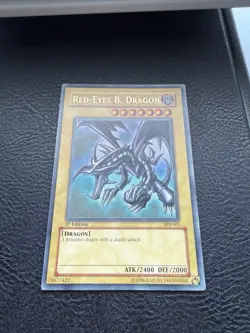 Konami Red-Eyes B. Dragon SDJ-001 Ultra Rare 1st Edition Holo Starter Deck Joey - Image 4