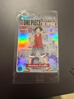 Monkey D. Luffy US Voyage College Basketball Promo 2026 Sealed Foil - Image 1