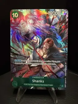 2025 ONE PIECE CARRYING ON HIS WILL #OP13-028 SHANKS ALT ART SUPER RARE - Image 1