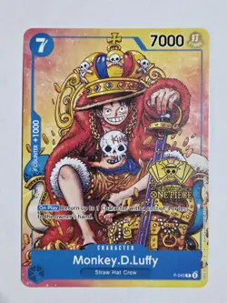 Monkey.D.Luffy (2nd Anniversary Stamped) P-043 One Piece Promo Non Foil - Image 3