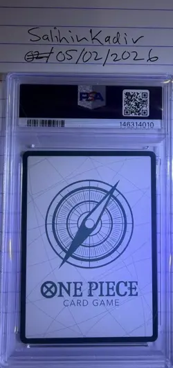 Bandai Monkey.D.Garp OP13-016 Carrying On His Will Alt Art Foil PSA 10 One Piec… - Image 2