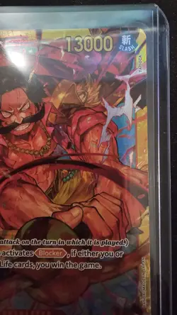 Bandai Gol.D.Roger OP09-118 Secret Rare Foil Rush 13000 One Piece CCG ENG - Image 3