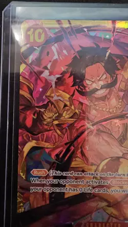 Bandai Gol.D.Roger OP09-118 Secret Rare Foil Rush 13000 One Piece CCG ENG - Image 4