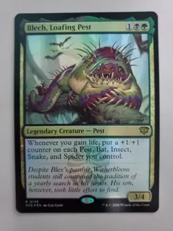 MTG Blech, Loafing Pest Secrets of Strixhaven Foil Rare - Image 1