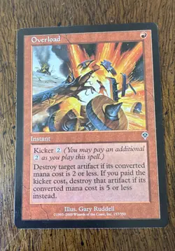 Overload Invasion Regular Magic, The Gathering MTG M/HP - Image 2