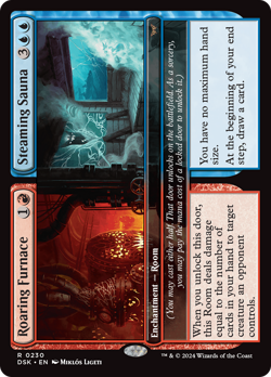 x4 Roaring Furnace // Steaming Sauna DSK Duskmourn MTG 230 RARE M/NM 4x - Image 1