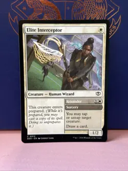 Elite Interceptor - C12 - MTG - Secrets of Strixhaven (SOS) - Image 1