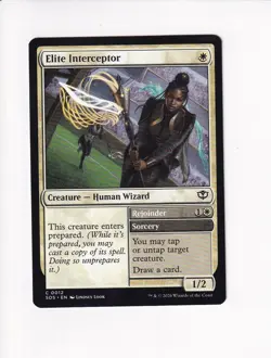 MAGIC THE GATHERING MTG SECRETS OF STRIXHAVEN ELITE INTERCEPTOR (#3) - Image 1