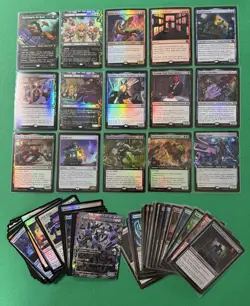 MTG TMNT 65 Card Lot (5 MYTHIC, 10 RARE, 20U, 30C) Michelangelo Triceraton P7 - Image 2