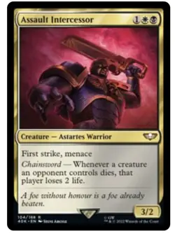 Assault Intercessor + 10 random rares! mtg rare Christmas gift - Image 1