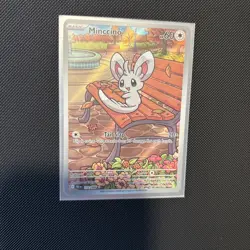 Minccino 152/086 - Pokemone Sv: Black Bolt - Holo Illustration Rare NM - Image 1