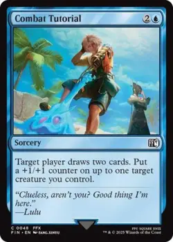 Combat Tutorial -Foil Near Mint MTG Universes Beyond: FINAL FANTASY - Image 1