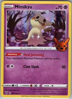 Mimikyu 081/189 Holo Trick or Trade BOOster Bundle - Pokemon Card - NM - Image 1