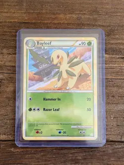 Pokemon Complete Meganium HeartGold & SoulSilver Evolution Set - Lot 3 Cards - Image 3