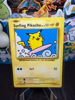Surfing Pikachu 111/108 - Evolutions - Pokemon TCG - NM - Image 1