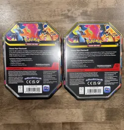 Mega Charizard X and Y Tins Sealed 2026 Set of 2 Pokemon TCG Mega Evolution - Image 2