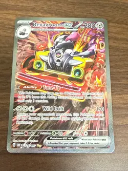 Revavroom ex Pokemon Obsidian Flames 224/197 Fulll Art Special Illustration Rare - Image 1