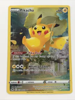 Pikachu GG30/GG70 Pokemon Crown Zenith Galarian Gallery English - Image 1