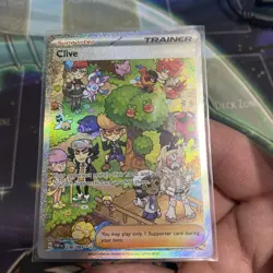 Pokemon TCG Clive 236/091 Paldean Fates Special Illustration Rare Card SIR NM - Image 2